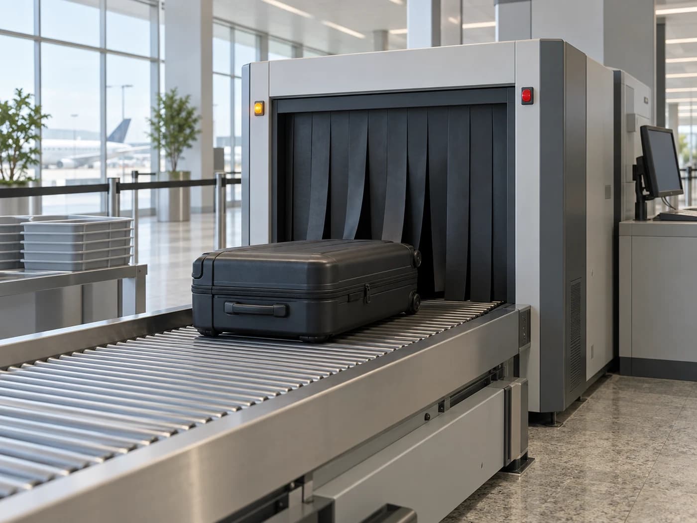 Illustrative security screening environment